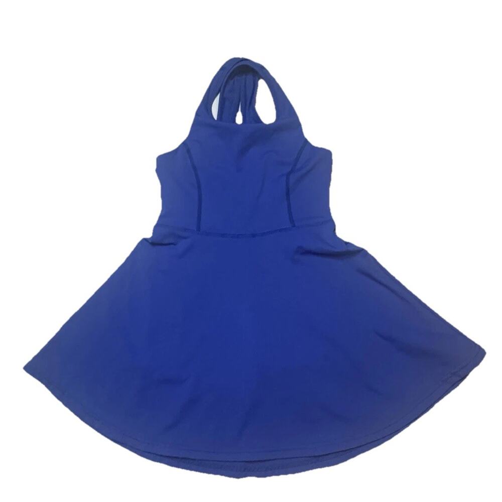 GB Girls Blue Athletic Dress Built In Shorts Sleeveless Skater Size S